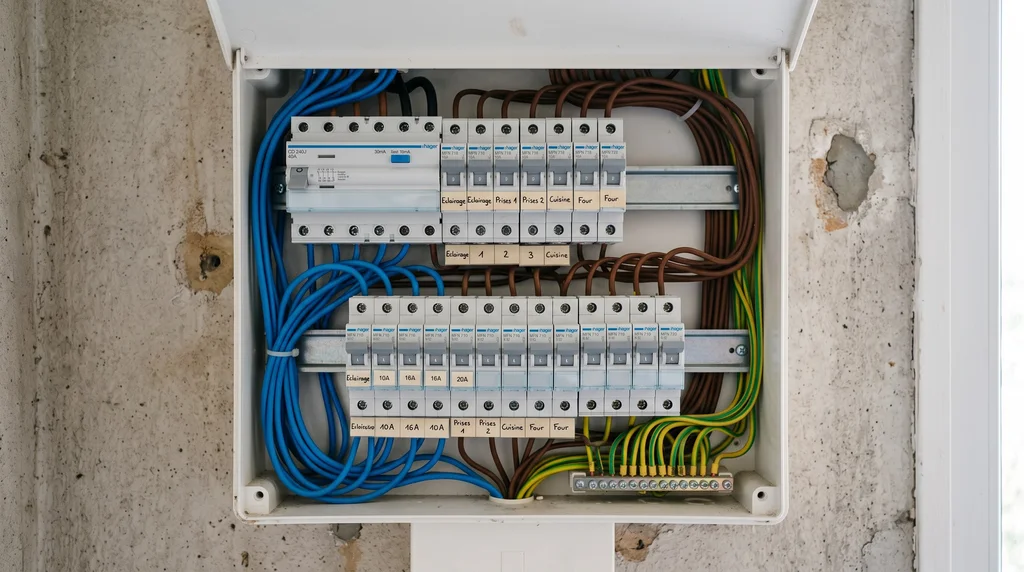 Tableau électrique — contrôle de l'installation intérieure — Électricité à Rouen